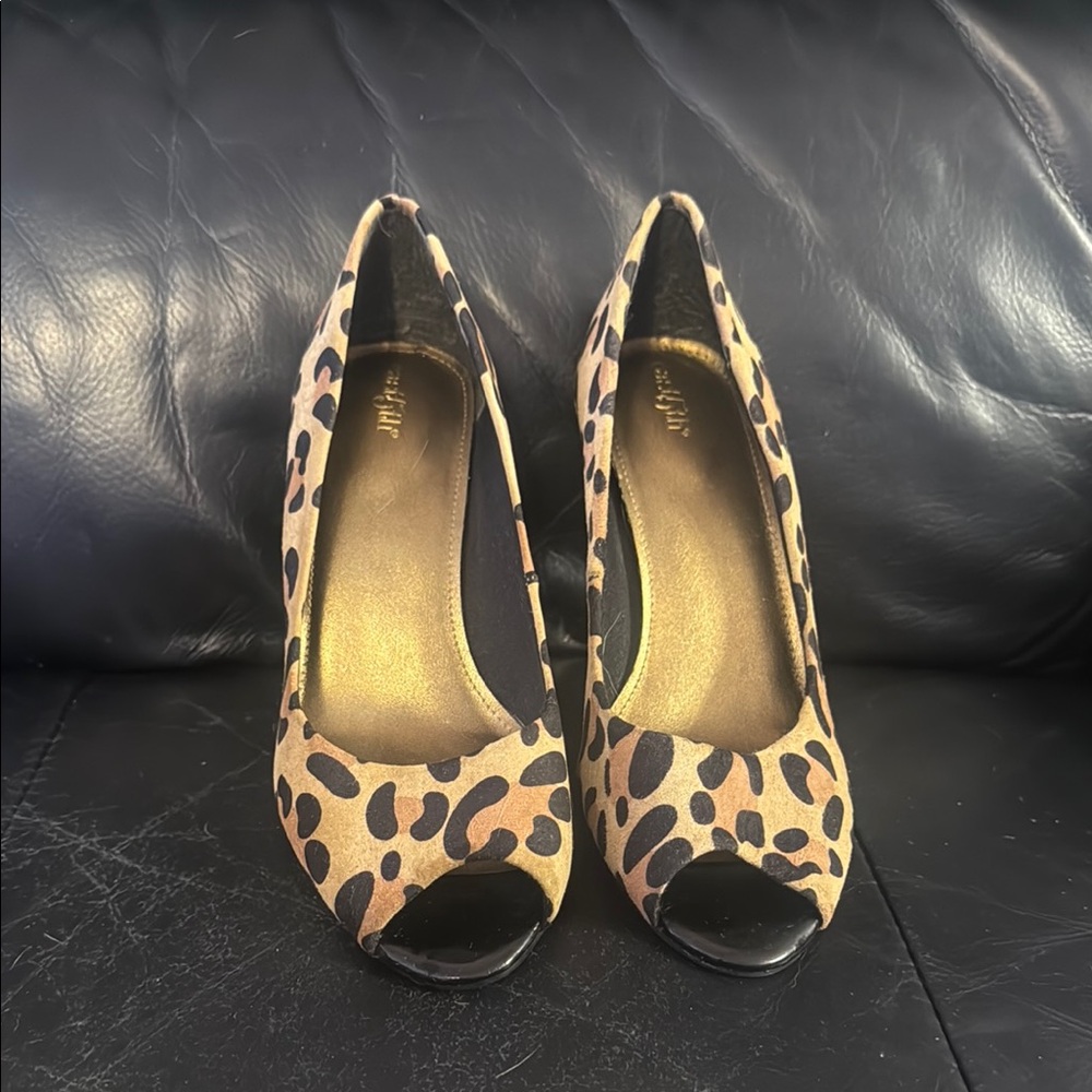 East 5th Brown and Black Heels